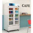 thumbnail image 5 of 35 in. Commercial 2-Glass Door Merchandiser Refrigerator, 16.5 cu. ft. in White (KM-MDR-2GD-35), 5 of 13