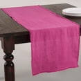 thumbnail image 2 of Saro Lifestyle Fringed Design Stone Washed Table Runner, 2 of 5