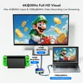 thumbnail image 6 of Capture Card for Nintendo Switch, 4K Audio Video Capture Card, USB C 3.0 1080P 60FPS HDMI Recorder for Gaming/Live Streaming/Video Conference, Works for Nintendo Switch/PS5/Xbox/OBS/Camera/PC, 6 of 9