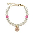 thumbnail image 1 of Pet Collar Pearl Necklace Elegant and Adjustable for Cats and Dogs, 1 of 4