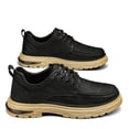 thumbnail image 2 of Mens Dress Shoes Casual Business Formal Oxford Derby Dress Leather Sneakers Simple Comfortable Lace-up Walk Office Loafers Flats Shoes for Men, 2 of 11