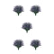 thumbnail image 2 of Flores Artificiales Advancent 8x Artesanales Para Decoración De Fiestas Aspecto Realista Color Púrpura, 2 of 6