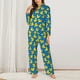 thumbnail image 2 of Fotbe Rubber Duck Conjunto de Pijama de Manga Larga para Mujer con Estampado, Ropa de Dormir de 2 Piezas, Conjunto de Casa Suave y Cómodo con Bolsillos-Medium, 2 of 7