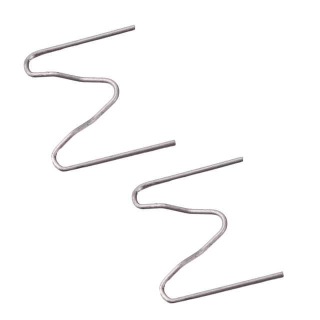RENACLIPY 500 Pcs Électrodes de Soudage en Forme de M Argent pour Accessoires de Réparation Automobile 0.6Mm