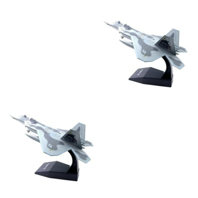 relayinert 1/2/3/5 Airlines F-22 for Raptor Airplane Model Fighter Aircraft 1100 DieCast Authentic Type1 2PCS