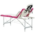thumbnail image 6 of vidaXL Massage Table Foldable Massage Bed Salon Therapy Table 4 Zones Aluminum, 6 of 10
