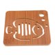 thumbnail image 1 of Posavasos de madera ahuecado, tapetes aislantes para vajilla de cocina, almohadilla antideslizante gruesa antiescaldaduras para platos y sartenes, 1 of 3