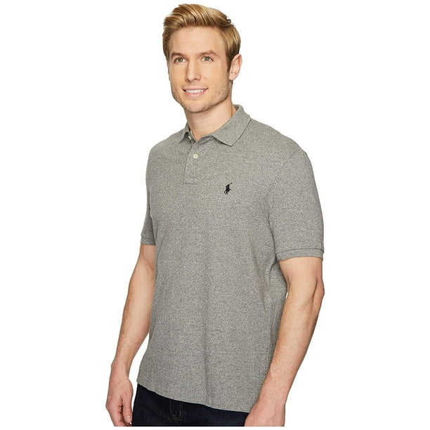 Polo Ralph Lauren Classic Fit Pique Polo Canterbury Heather - Walmart.com