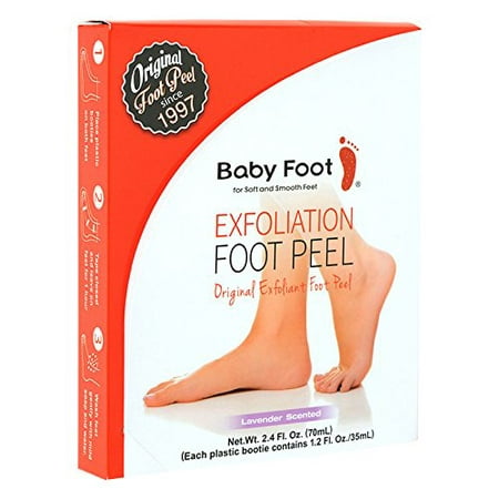 Baby Foot Exfoliant Foot Peel, Lavender Scented, 2.4 fl