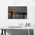 thumbnail image 2 of ARTCANVAS Big Ben London Bridge England Thames River Canvas Art Print - Size: 26" x 18" (0.75" Deep), 2 of 9