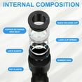 thumbnail image 4 of Uxcell 2pcs Push to Connect Fittings 5/16" Tube OD x 1/4" OD Push Lock Connector Black, 4 of 7
