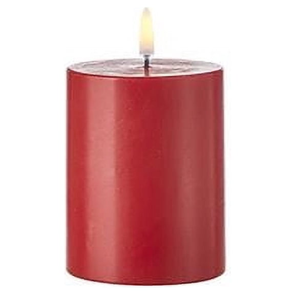 Red Timer Candle - 3x5 Pillar - RAZ Imports