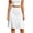 White, variant on Amkhujs Knee Length Skirts for Women Basic Solid Color Flat Front A Line Skirt Trendy Soft Casual Skirt for Yoga Wear,Purple,M