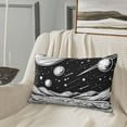 thumbnail image 5 of Pofeuu Cosmic Landscape Celestial Art Print Polyester Microfiber Plush Pillowcases, Super Soft and Cozy Pillow Case Covers with Envelop Closure（Pillow core not included）-20"x30", 5 of 6