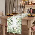 thumbnail image 2 of Table Runners 72 Inches Long Dress Scarves, Spring Eucalyptus Leaves Farmhouse Kitchen Table Runner, Coffee Tablerunners, Green Summer Botanical 16x72 Inch, 2 of 9
