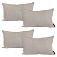 thumbnail image 1 of Cojin riñonera Decorativa Rectangular Set de 4 DICASA Beige, 1 of 4