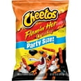 thumbnail image 4 of Cheetos Mac 'N Cheese, Flamin' Hot Flavor, 2.11 oz Cups, 12 Count and Cheetos Crunchy Flamin' Hot Cheese Flavored Snacks, Party Size, 15 oz Bag, 4 of 4