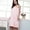 Pink, variant on WEISIPU Women Body Wrap Shower Towels Dress Elasticated Beach Bath SPA Towel Robe 57*30"
