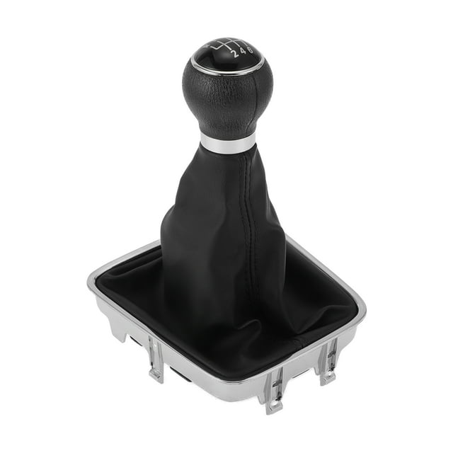 Perillas de cambio de 6 velocidades Unique Bargains con cubierta No.5N0711113 - Perilla de cambio de palanca - para VW Golf Plus 5M Plástico 1 Pc