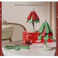 thumbnail image 5 of ExquisiteFolding Silicone Trivets for Hot Dishes, Tree Shape Trivet Set, 3 Foldable Silicone Trivets and 1 Stand, Non-Slip Hot Pot Holders, 5 of 5
