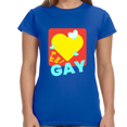 thumbnail image 3 of It's OK to Be Gay Equality Gay Pride Rainbow Gay Rights LGBT Womens Shirts, 3 of 6