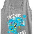 thumbnail image 3 of Pete The Cat - Friends With Fins - Women's Racerback Tank Top, 3 of 6