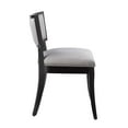 thumbnail image 4 of Modway Pristine Upholstered Fabric Dining Chairs - Set of 2 in Light Gray, 4 of 8