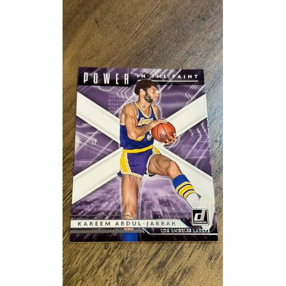 Kareem Abdul-Jabbar Los Angeles Lakers NBA 2021-22 Donruss: Power in the Paint 2