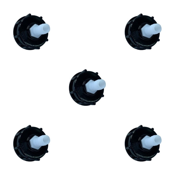 Speravity Adaptador de manguera de contenedor de agua IBC para jardín doméstico S60x6 hilo convertidor de cobre de plástico conector de conversión Type2 NO2 Speravity CBP495650