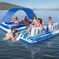 thumbnail image 4 of Bestway Hydro-Force Tropical Breeze 6-Person Inflatable Floating Island, 4 of 9