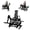 Hip Abductor Machine-Black, variant on Syedee 3D Hip Abductor Machine with Hip Thrust Function, Incline Hip Abduction Machine with 2 Starting Positions, Glute Exericse Machine with Thickened Thigh Pads for 600LBS Loading Capacity