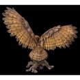 thumbnail image 2 of Hi-Line Gifts 20.5" Brown and Beige Barn Owl on Stump Figurine, 2 of 5