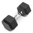 thumbnail image 1 of Haltère Hexagonal de 30 Lb en Caoutchouc avec Poignée Moletée Profilée de Apex Barbell, 1 of 1