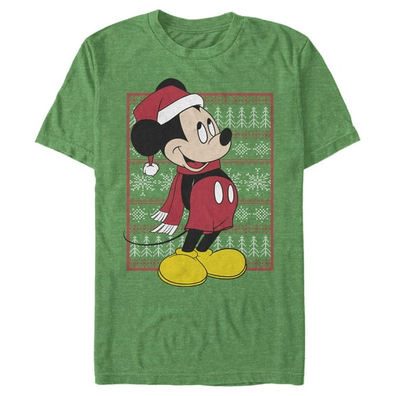 Men's Mickey & Friends Ugly Christmas Sweater  Graphic T-Shirt