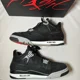 thumbnail image 3 of Ni - ke Size 10.5 - Ni - ke Air Jordan 4 Retro SE Black Canvas Men's Shoes - DH7138 006, 3 of 5