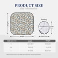 thumbnail image 3 of Fotbe White Popcorn Juego de 2 Piezas de Parasoles para Parabrisas | Bloqueador Solar para Auto | Accesorios Plegables para Protección Solar Interior-Large, 3 of 6