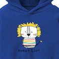 thumbnail image 3 of eczipvz Toddler Boy Sweatshirt Boys' Pullover Hoodie Fleece Sweatshirt Large Front Pocket Blue,12-18 Months, 3 of 3