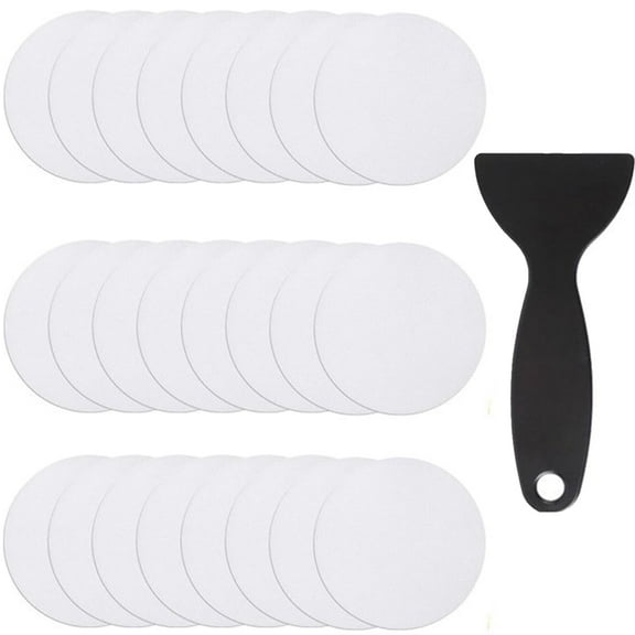 24Pcs Anti Slip Shower Stickers Adhesive Decals Safety Strips Scraper for Bath Tub Shower Stairs