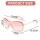 thumbnail image 3 of Gafas de sol todo en uno de moda Gafas de sol geniales europeas y americanas para tiro callejero, hechas de PC, 3 of 6
