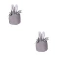 thumbnail image 2 of Billuyoard Bolsas de regalo de Pascua exquisitas de tela para dulces, lindas y excelentes decoraciones de Pascua, bolsas de regalo de conejito Type5 NO5, 2 of 6