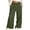Dark Green, variant on Plus Size Jeans for Kid Girl High Waisted Wide Leg Jeans with Pockets Teen Girls Elastic Waist Strechy Casual Drawstring Pull On Denim Pants