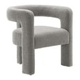 thumbnail image 2 of Modway Kayla Boucle Upholstered Armchair in Light Gray, 2 of 9