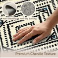 thumbnail image 6 of ODIKA 8'x10' Washable Area Rug Non-Slip Chair-Friendly Mat Geometric Motif Interlocking Bold Contrast Decorative Boho Classroom for Dining Room, Large Office, Lounge, 6 of 7