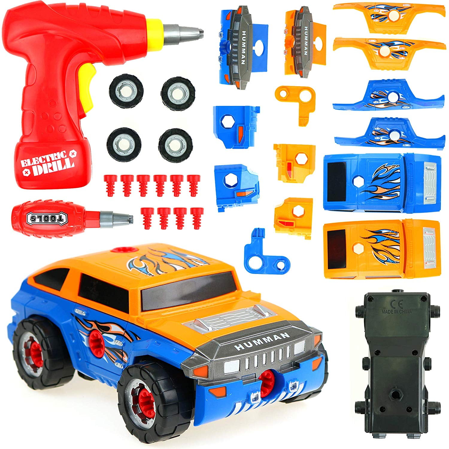 build a toy car kit