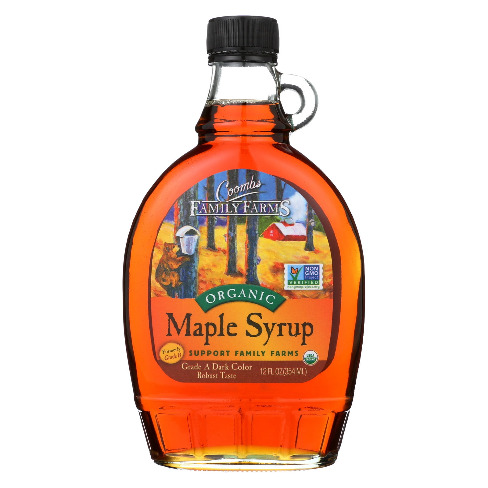 Coombs Family Farms Organic Maple Syrup Case of 12 12 Fl oz