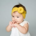thumbnail image 4 of 3 Pcs Baby Girl Bowknot Elastic Headbands mixed Multi-color Ribbon Head Wraps Stretch Cute Bow Newborn Infant Toddler Party Hair Band Headwear Accessories, 4 of 7