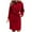 Red, variant on Lindreshi Winter Coats for Women Clearance Medium Womens and Winter Lapel Woolen Cloth Coat Trench Jacket Long Overcoat Outwear
