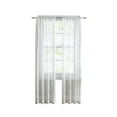 thumbnail image 5 of CHF Lyric Poletop Curtain Panel, 63"L x 50"W, White, 100% Polyester, Indoor, Adult, 5 of 5