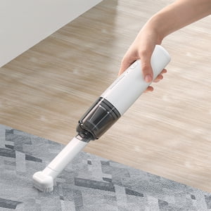 Danhjin Aspirateur sans fil avec aspiration puissante, Mini Aspirateur avec filtre métallique/plastique pour les crevices, Nettoyeur de clavier, USB Remboursé