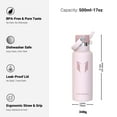 thumbnail image 4 of Super Sparrow Kids Insulated Water Bottle -17oz- with Straw Flip Lid for School Gym Outdoor Hiking, 4 of 12
